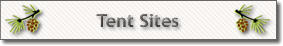 Tent sites at Whitefish KOA campground accomodations