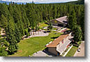 Aerial photo of Montana campground