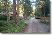 Cabins at Whitefish KOA campground