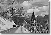 Going to the Sun Hwy, Glacier National Park, 1941